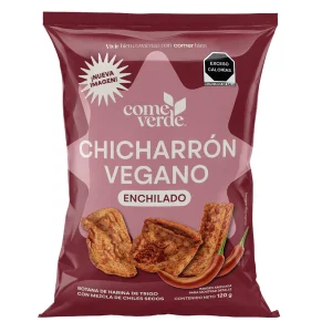 chicharrón enchilado vegano