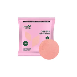 obleas mini frutos rojos